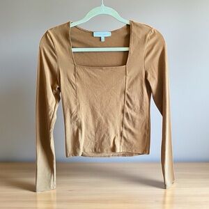 Gilded Intent Square Neck Top Size Small